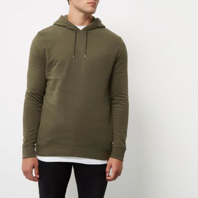 Dark green soft hoodie